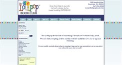 Desktop Screenshot of lollipopbookclub.com